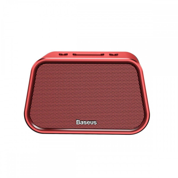 Колонка акустическая Baseus Encok Speaker E02 U-Disk/TF Card/AUX (Red) - фото Колонка акустическая Baseus Encok Speaker E02 U-Disk/TF Card/AUX (Red)
