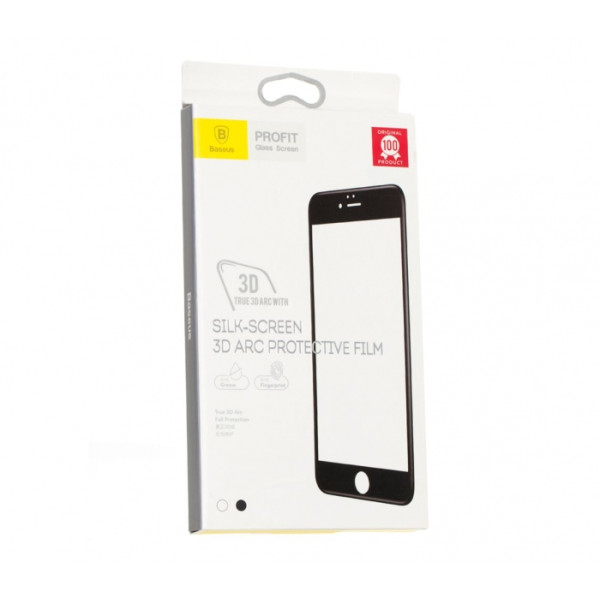 Защитое стекло iPhone 7 Baseus 0.3 mm Silk Screen Tempered Glass (Стекло) (Белый) - фото Защитое стекло iPhone 7 Baseus 0.3 mm Silk Screen Tempered Glass (Стекло) (Белый)