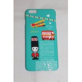 Чехол Накладка для iPhone 6 UMKU World Case (Цветной) (Полиулетан)