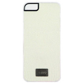 Чехол Накладка для iPhone  5/5S Patchworks SNAP CASE Croco (Белый) (Кожа)