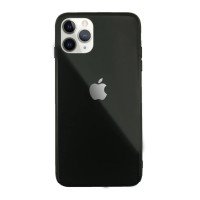 Чохол Накладка для iPhone 11 Pro Glass Pastel color Logo (black)