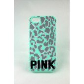 Чехол Накладка для iPhone 5/5S PINK Strong (салатовый) (силикон)