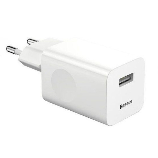 Сетевое зарядное устройство Baseus Charging Quick 3A (white) - фото Сетевое зарядное устройство Baseus Charging Quick 3A (white)