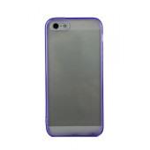 Чехол Накладка для iPhone 5/5S Waterproof (фиолетовый) (пластик)