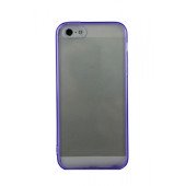 Чехол Накладка для iPhone 5/5S Waterproof (фиолетовый) (пластик)