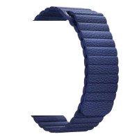 Ремінець-браслет для Apple watch 42mm leather midnight blue (Leather loop)