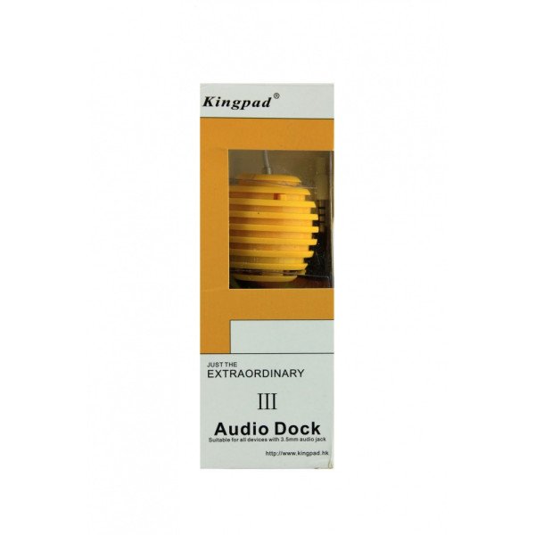 Акустика Kingpad Audio Dock III (жовтий) - фото Акустика Kingpad Audio Dock III (жовтий)