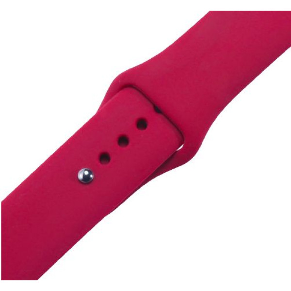 Ремінець-браслет для Apple Watch 38mm Silicone Band (rose red)