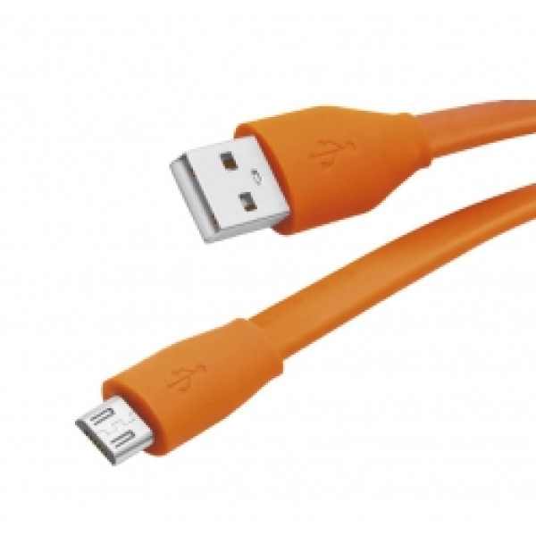 Кабель Apple Lightning  (USB 2.5 m) (Ткань) (Оранжевый)