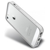 Бампер для iPhone 5/5S NavJack Trim Series (Белый) (пластик)