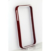 Бампер для iPhone 4/4S S&K (Бордовий) (Пластик)