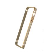 Бампер для iPhone 5/5S COTEetCL Claps D(Серебристый) (Алюминий)