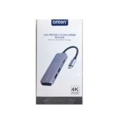 Перехідник Onten HUB Type-C to HDMI +USB 3.0*2 9590 (Gray)