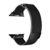 Ремінець-браслет для Apple Watch 38mm Milanese New Metal (black)