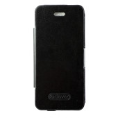 Чехол Книжка для iPhone 5/5S CLOVER (Черный) (кожа)