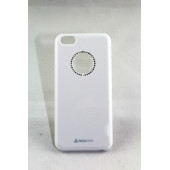 Чехол Накладка для iPhone 5C RGBMIX GENUINE (Белый) (Пластик)