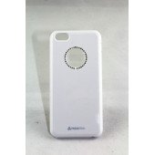 Чехол Накладка для iPhone 5C RGBMIX GENUINE (Белый) (Пластик)