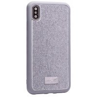 Чохол накладка iPhone XS Max The Bling World LCPC +TPU Case (silver)