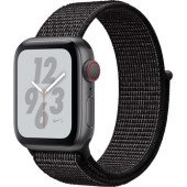 Apple Watch Nike+ Series 4 GPS + LTE 40mm Gray Alum. w. Black Nike Sport l. Gray Alum. (MTX82)