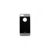 Чехол Накладка для iPhone 5/5S Moshi (черный) (пластик)