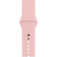 Ремешок-браслет для Apple Watch 42mm Silicone Band (light pink)