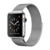 Apple Watch Series 2 38mm Stainless Steel Case with Milanese Loop Band (MNP62)