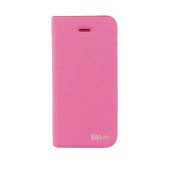 Чехол Книжка для iPhone 5/5S Biaze (Розовый) (Кожа)