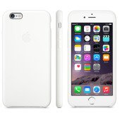Чехол Накладка для iPhone 6 TGM Apple Case (Белый) (Кожа)
