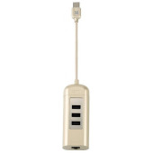 Перехідник Remax HUB Cati Series Type-C - 3USB 2,0 +RJ-45 (gold) UA-U4