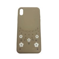 Чехол накладка iPhone Xs Max Californla Plum Case (gold)