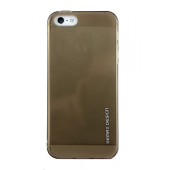 Чехол Накладка для iPhone 5/5S REMAX Creative Case (черный) (силикон)