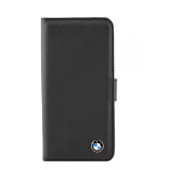 Чехол Книжка для iPhone 5/5S BMW (черный) (кожа)