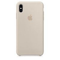 Чохол Накладка для iPhone Xs Max Apple Silicon Case (Stone ) (Полиулетан)