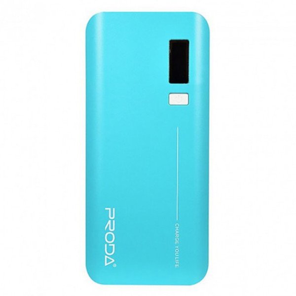 Портативное зарядное устройство PRODA POWER BANK (20000mAh) (Берюзовый) - фото Портативное зарядное устройство PRODA POWER BANK (20000mAh) (Берюзовый)