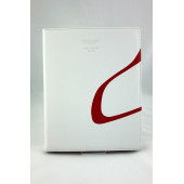 Чехол Книжка для IPad 2/3/4 ASTON MARTIN BOOK LEATHER (белый) (кожа)