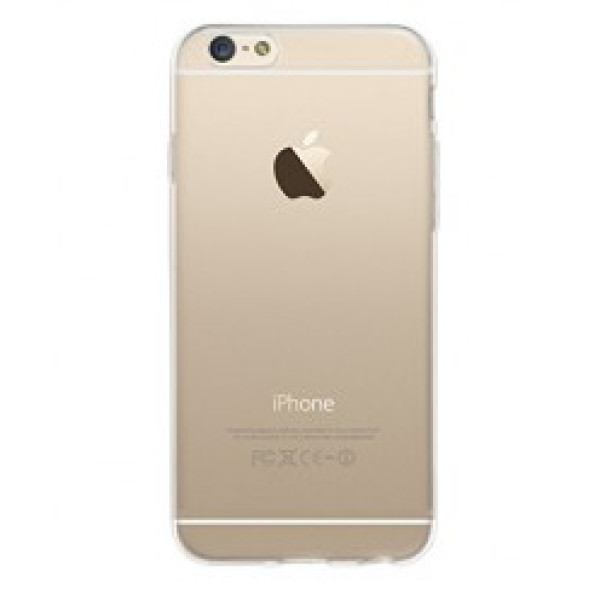 Чехол Накладка для iPhone 6  MAX-PI(Прозрачный + Серебристый) (Силикон)