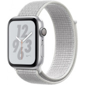 Apple Watch Nike+ Series 4 GPS 44mm Silver Alum. w. Summit White Nike Sport l. Silver Alum. (MU7H2)