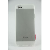 Чехол Накладка для iPhone 5/5S M-TECH HARD COVER (Белый) (Силикон)