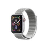 Apple Watch Series 4 GPS+Cellular 44mm Silver Aluminum Case with Seashell Sport Loop (MTVT2)