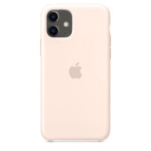 Чохол Накладка для iPhone 11 Apple Silicon Case (Pink Sand) (Полиулетан)