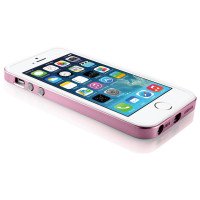 Бампер для iPhone 5/5S SGP Neo Hybrid EX (Рожевий) (Пластик)