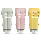Автомобільний зарядний пристрій REMAX RCC205 car charger 2*USB(2,4 A) (золотий)