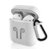 Чохол для AirPods Silicone Case with Logo and Carbine (gray)