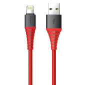 Кабель ROCK Hi-Tensile Lightning 100cm (red)