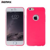 Чохол Накладка для iPhone 6 REMAX JELLY Case 0.6 mm(Рожевий) (Силікон)