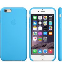 Чохол Накладка для iPhone 6 Apple Silicone Case High Copy (Синій) (Силікон)