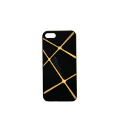 Чехол Накладка для iPhone 5/5S Cococ (черный) (пластик)