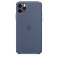 Чохол Накладка для iPhone 11 Pro Max Apple Silicon Case (Alaska Blue) (Полиулетан)