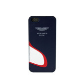 Чехол Накладка для iPhone 5/5S ASTON MARTIN SMART APPL BACK(синий) (Кожа)