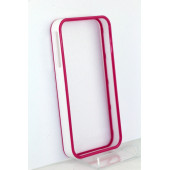 Бампер для iPhone 4/4S S&K (Розовый) (Пластик)